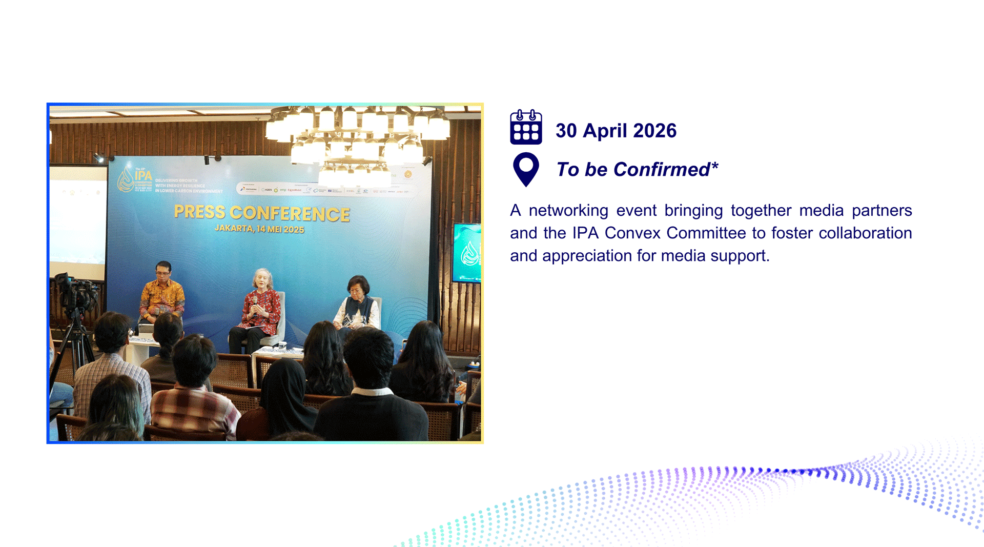 Press Conference IPA CONVEX 2026