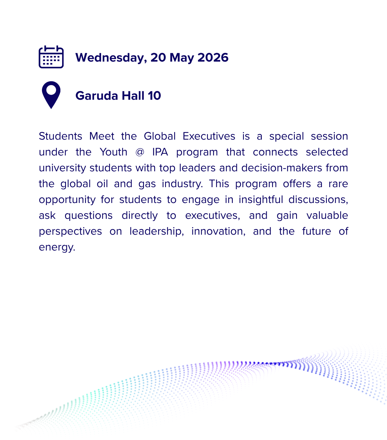 Student Meet The Global Excecutives IPA CONVEX 2026